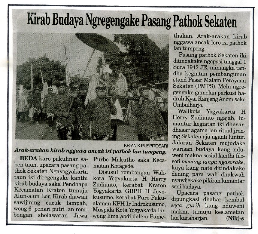 Kliping jogja terbaru